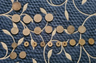 Lote de monedas antiguas españolas