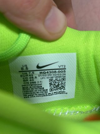 Zapatillas Nike Hombre Verde Naranja