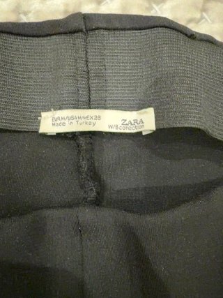 Pantalones pitillo negros mujer T.38
