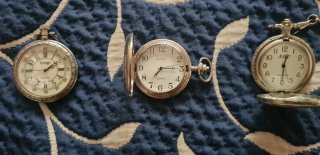 3 Relojes de Bolsillo