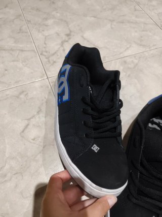 Zapatillas DC Shoes Negras y Azules Talla 44