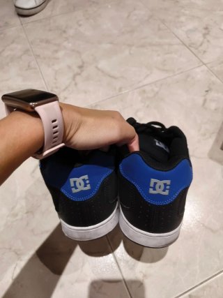 Zapatillas DC Shoes Negras y Azules Talla 44