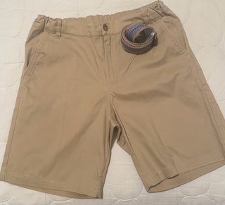 Pantalón chino beige talla 16 + cinturón