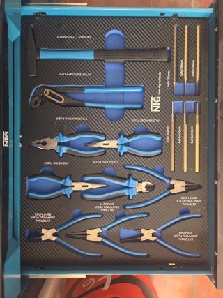 Banco herramientas NTG 457 piezas Con cerradura
