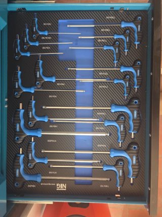 Banco herramientas NTG 457 piezas Con cerradura