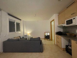 Sofá Cama Gris Tela