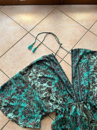 Abito lungo in seta donna
