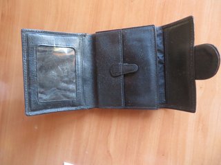 Billetera de caballero negra