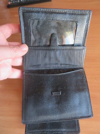 Billetera de caballero negra