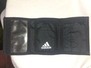 Cartera Real Madrid Adidas Negra