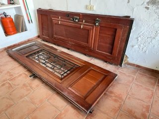 Puertas madera maciza antiguas