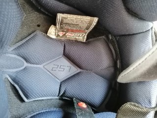 Casco de moto integral negro