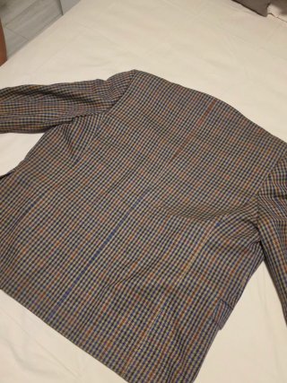 Blazer YSL Pata de Gallo Beige/Azul