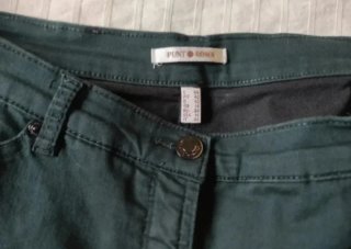 Pantalón Punto Roma T.44 Verde