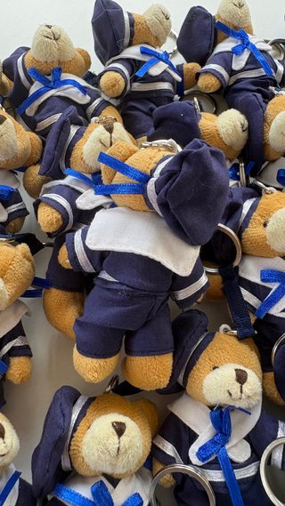 Set di 34 adorabili portachiavi orsetti di peluche