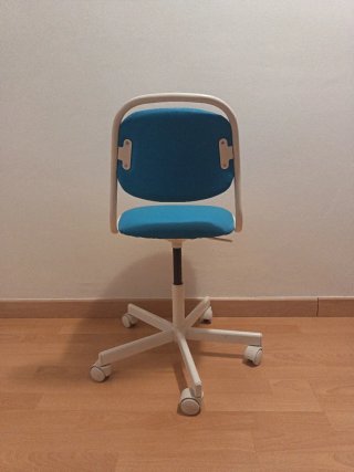Silla de escritorio infantil azul