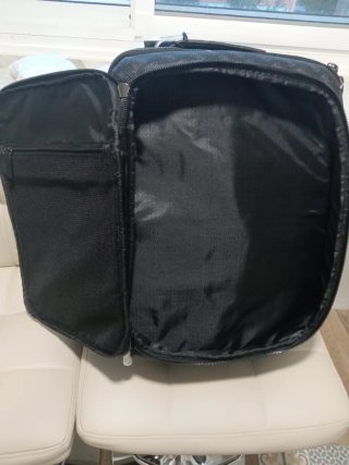 Maleta Guess Negra Monograma