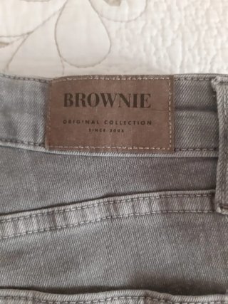 Pantalón cargo campana Brownie gris Talla S