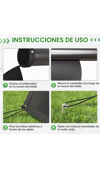Toldo Sombra 2.2m x 3.85m