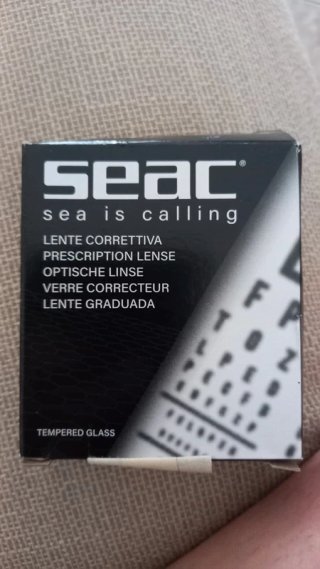 Maschera Sub SEAC Eagle +2.50 Graduata