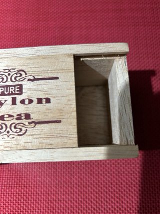 Scatola in legno porta bustine del tè o oggetti
