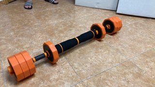 Mancuernas Barra Pesas discos 1.25kg convertible