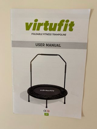 Trampolín Fitness Plegable, con Barras