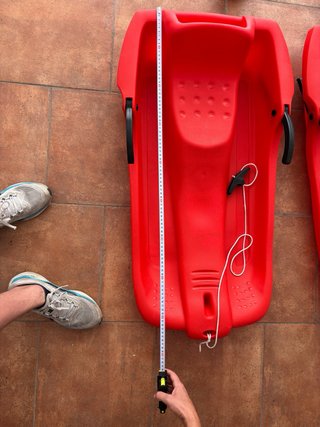 Trineo Infantil Decathlon Rojo