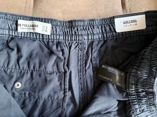 Pantalón Cargo Baggy Pull&Bear Gris Talla S