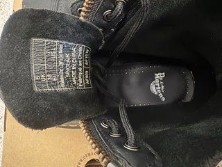 Botas Dr. Martens negras con cremallera