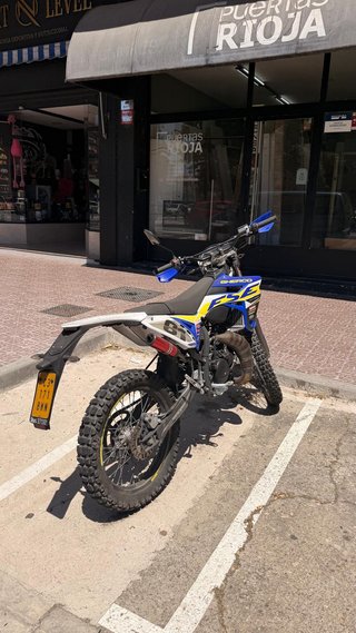 Sherco 50cc Enduro Azul y Blanco