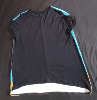 Blusa Zara Talla L Estampado Figuras