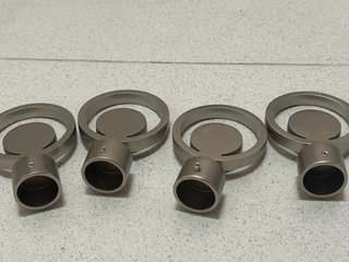 4 Topes para barra de cortina de metal
