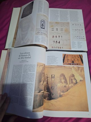 Biblioteca de Egipto. 2 libros didácticos