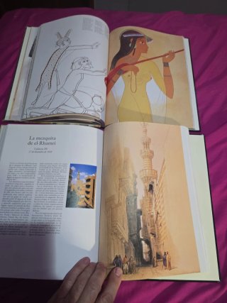 Biblioteca de Egipto. 2 libros didácticos