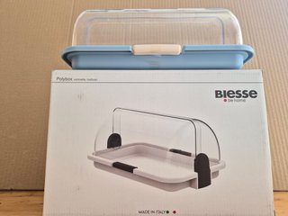 Vitrina Biesse Plástico Azul Transparente