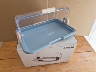 Vitrina Biesse Plástico Azul Transparente
