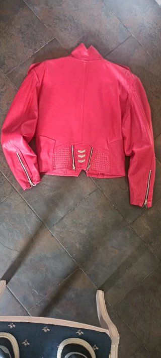 Cazadora Biker Roja