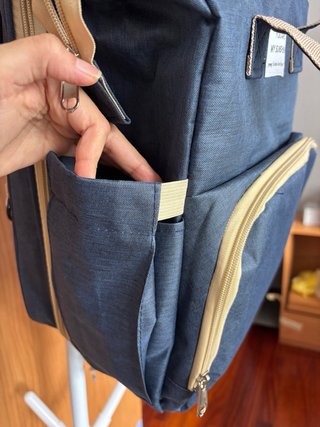 Mochila Pañalera Azul Marino