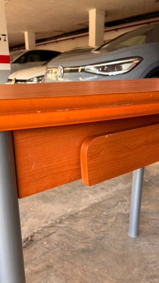 Mesa plegable escritorio 2 en 1 con cajón + silla