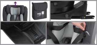Silla coche Nuna REVL 360 bebe