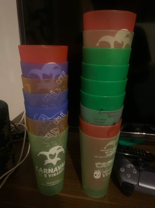 Vasos Carnaval Vinaròs Plástico