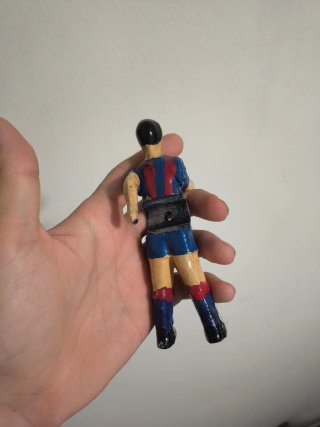 Figura futbolin FC barcelona antiguo