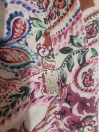 Pantalón estampado mujer multicolor