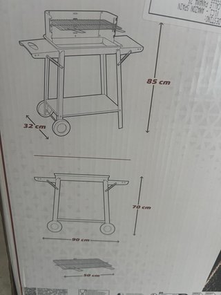 Barbacoa Carbón Portátil Aktive BBQ