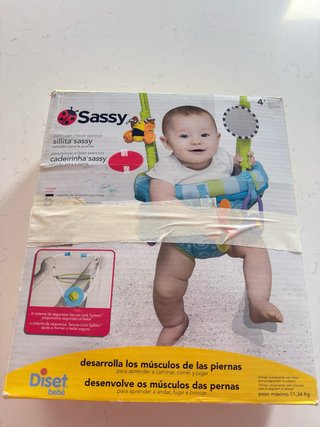 Saltador Sassy para puerta bebé
