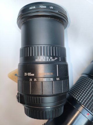 2 Objetivos Canon 28-105 AF y 28-200mm