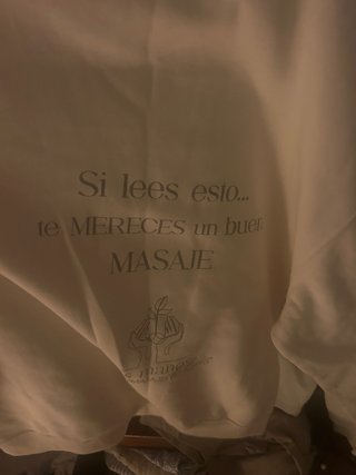 Camiseta Si lees esto... te mereces un masaje