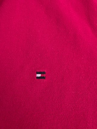 Polo Tommy Hilfiger Rojo Mujer Talla M