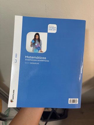 Matemáticas, enseñanzas académicas, 3 ESO serie...